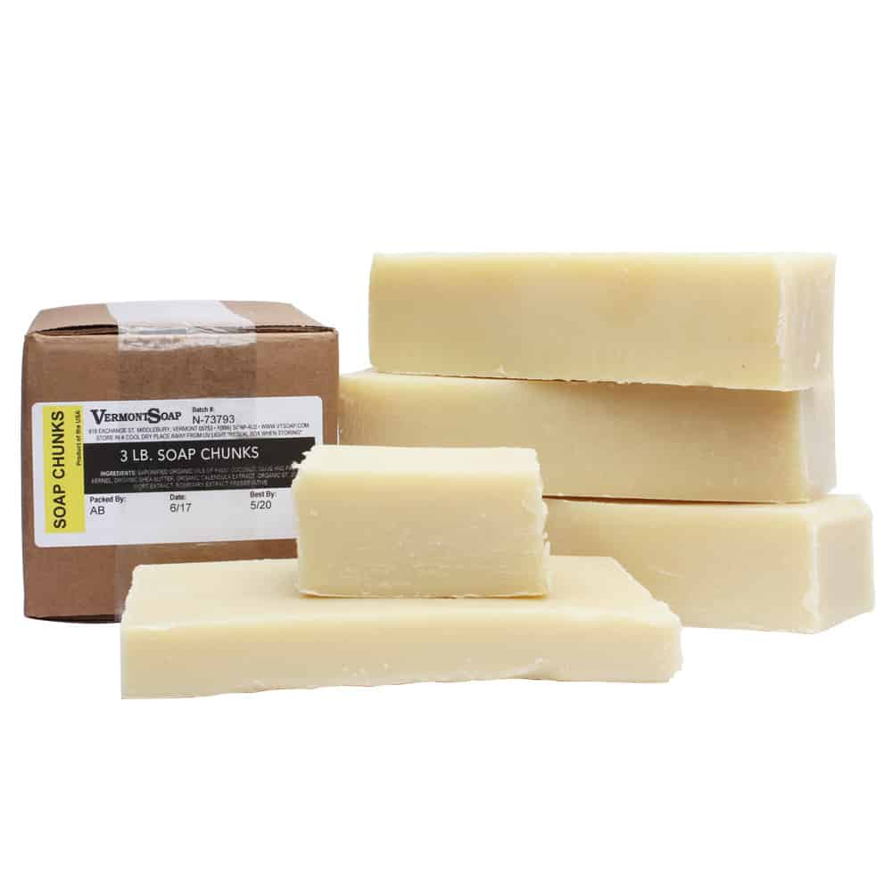 Soap Rusk Soap Chunks | Cut Your Own Organic Bars and Save | VT Soap